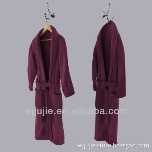 Hot-selling unisex microfiber terry towel bathrobe